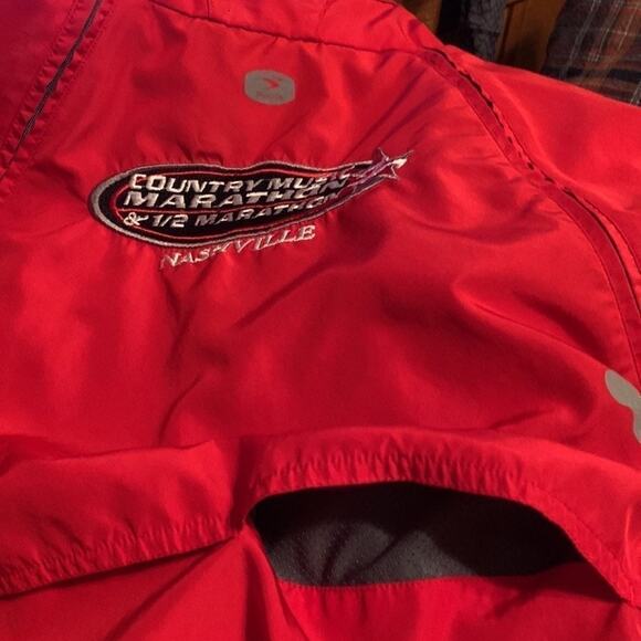 Sugio Country Music Windbreaker/ Vest Size Large Red - Picture 7 of 11